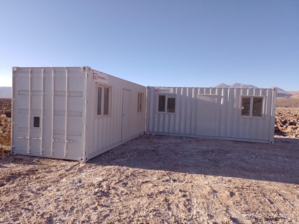 Módulo instalado en zona minera Tolar Grande